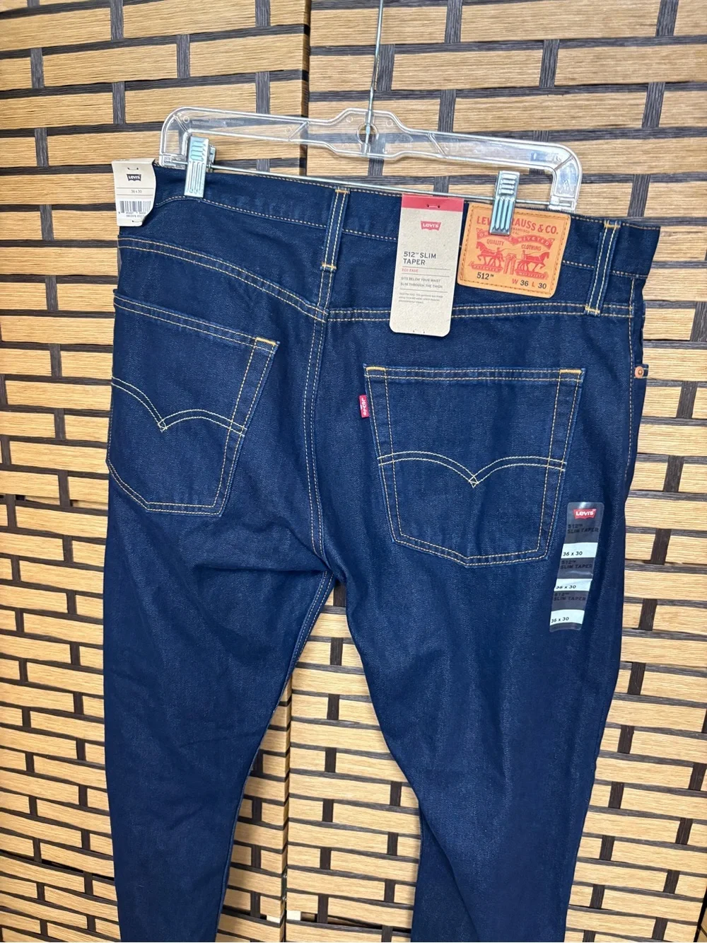 Levi’s 512 slim taper jeans size 36